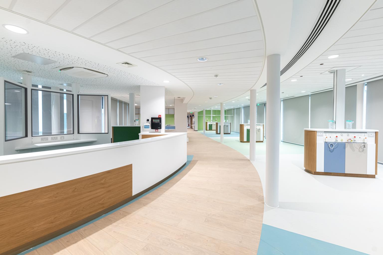 Hanex Solid Surface used in Cancer Centre