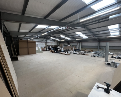 New Premises allowing VH Surfaces to become an even bigger Solid Surface Fabricator